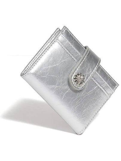 Mini Daisy Photo Slot Coin Card Wallet Silver - LE MASQUE - BALAAN 2