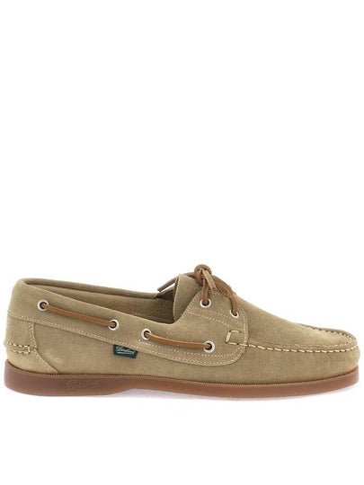 Bath Suede Boat Shoes Beige - PARABOOT - BALAAN 2