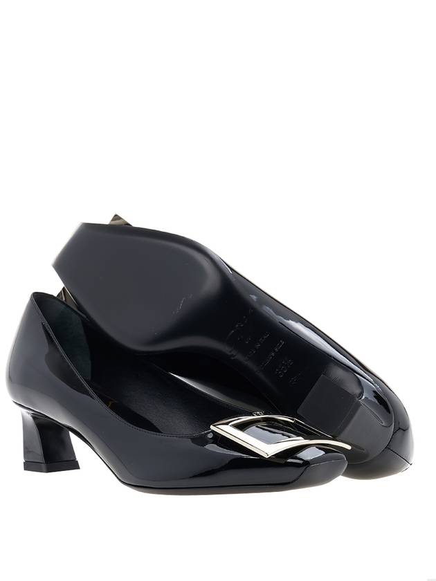 Trompette Metal Buckle Pumps Black - ROGER VIVIER - BALAAN 6