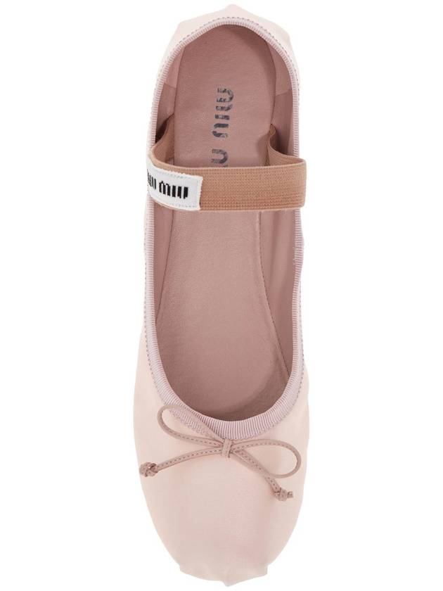 Satin Ballerinas Pink - MIU MIU - BALAAN 3