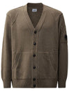 Lambswool GRS Buttoned Cardigan Beige - CP COMPANY - BALAAN 4