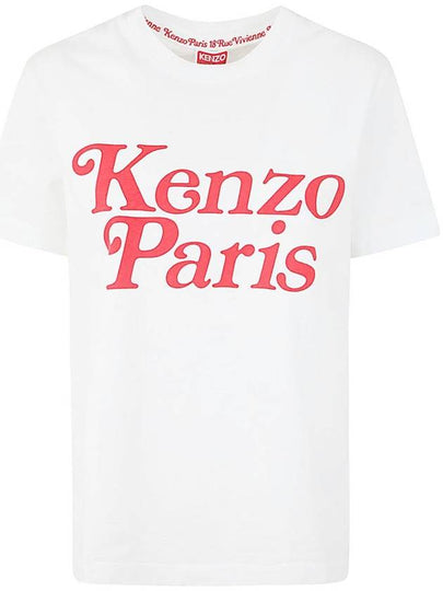 Short Sleeve T-Shirt FE52TS1184SO02 White - KENZO - BALAAN 2