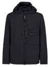 Tylon P Lens Overshirt Zip Up Jacket Black - CP COMPANY - BALAAN 2