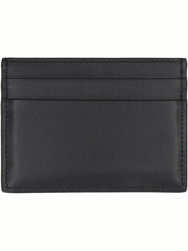 logo leather card wallet black - DOLCE&GABBANA - BALAAN 4