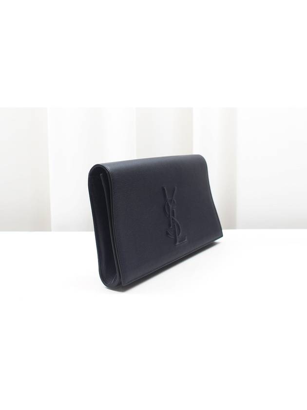 Bel de Jour Clutch Bag Black 361120 - SAINT LAURENT - BALAAN 4