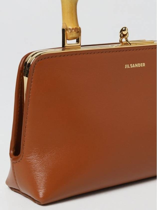 Goji Bamboo Mini Tote Bag Brown - JIL SANDER - BALAAN 3