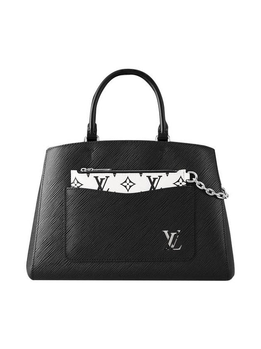 Marel Tote MM Cross Bag Black - LOUIS VUITTON - BALAAN.