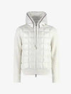 23FW logo patch padded wool hoodie cardigan 9B00010 M1131 034 - MONCLER - BALAAN 2