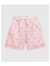 Logo Print Shorts Pink - MONCLER - BALAAN 2