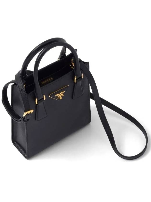 Prada Triangle Logo Saffiano Women s Tote Bag 1BA358 - SAINT LAURENT - BALAAN 2