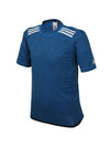 Embroidered Small Logo Short Sleeve T-Shirt Blue - ADIDAS - BALAAN 1