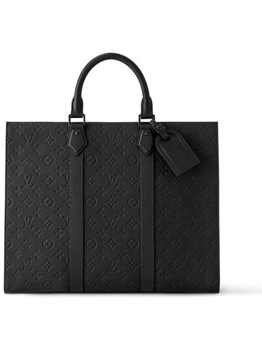 Sac Plat 24H Tote Bag Black - LOUIS VUITTON - BALAAN 1