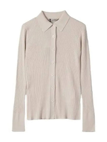 Tropea ribbed cardigan natural - S MAX MARA - BALAAN 1