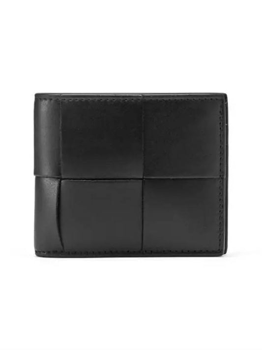 Intrecciato Half Wallet Black - BOTTEGA VENETA - BALAAN 2