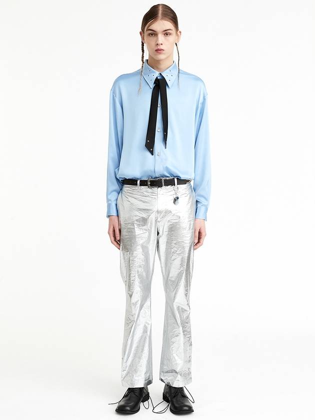 QS Eyelet Shirt Sky Blue - YOUCHE PRET A PORTER - BALAAN 7