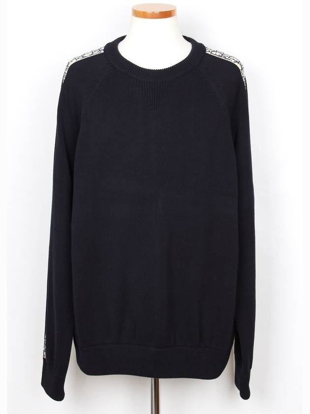 Oblique insert knit navy XXL - DIOR - BALAAN 1