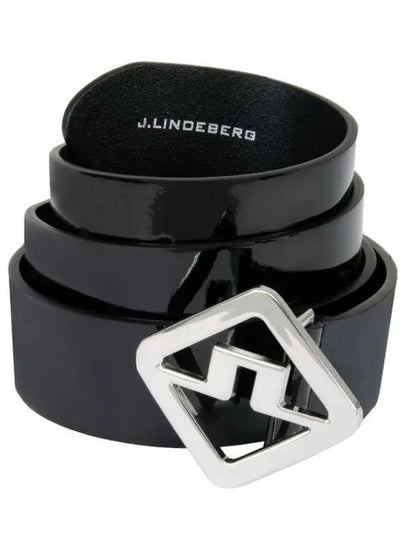 Gary High Shine Leather Belt Black - J.LINDEBERG - BALAAN 2