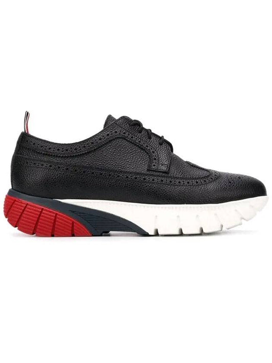 RWB Flex Sole Longwing Low Top Sneakers Black - THOM BROWNE - BALAAN 1