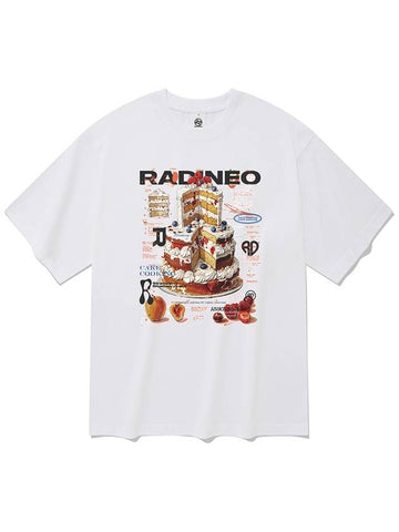 cake short sleeve tshirt white - RADINEO - BALAAN 1