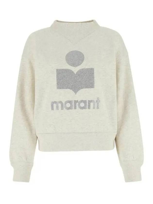 Moby Logo Print Sweatshirt Ecru - ISABEL MARANT - BALAAN 2