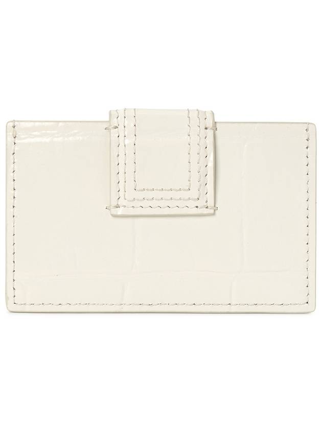 Le Porte Carte Bambino Leather Card Wallet Ivory - JACQUEMUS - BALAAN 3