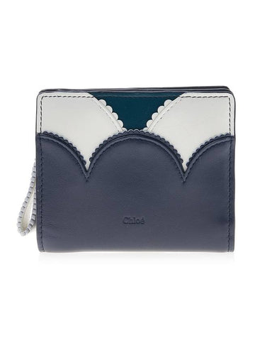 Linda Half Wallet Navy - CHLOE - BALAAN 1