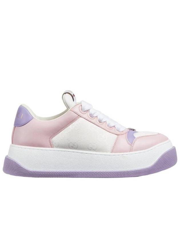 Screener Low Top Sneakers Pink Lilac - GUCCI - BALAAN 1