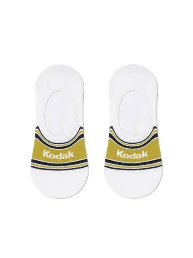 KODAK Stripe Multi No Show Socks YELLOW - KODO - BALAAN 1