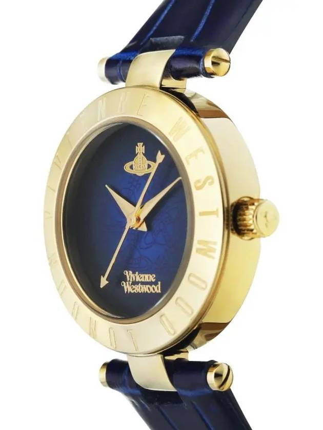 Westbourne II Leather Watch Navy - VIVIENNE WESTWOOD - BALAAN 4