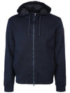 Resort Knit Hooded Zip Up Navy - HERNO - BALAAN 1