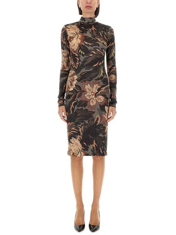 Etro Printed Chenille Dress - ETRO - BALAAN 1