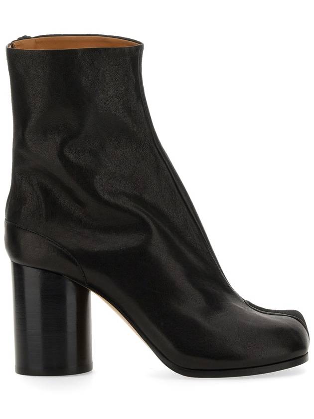 Tabi Ankle Leather Middle Boots Black - MAISON MARGIELA - BALAAN 3