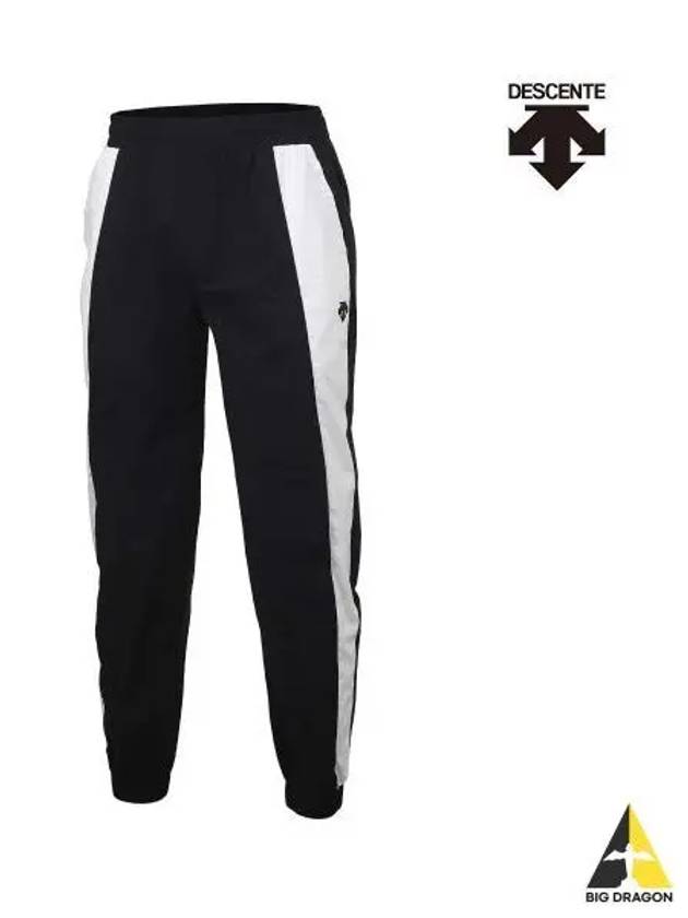 BASEBALL SO121ZWP36 Overfit Windbreaker Jogger Pants Black White - DESCENTE - BALAAN 1