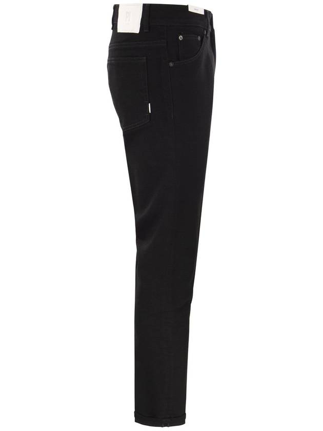 Reggae slim fit straight pants black - PT TORINO - BALAAN 4