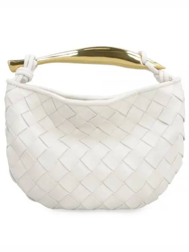 Sardin Intrecciato Mini Tote Bag White - BOTTEGA VENETA - BALAAN 2