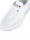 Fine Kid Suede Tech Runner White - THOM BROWNE - BALAAN 8