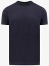 Embroidered Logo Cotton Jersey Short Sleeve T-Shirt Navy - DIOR - BALAAN 1