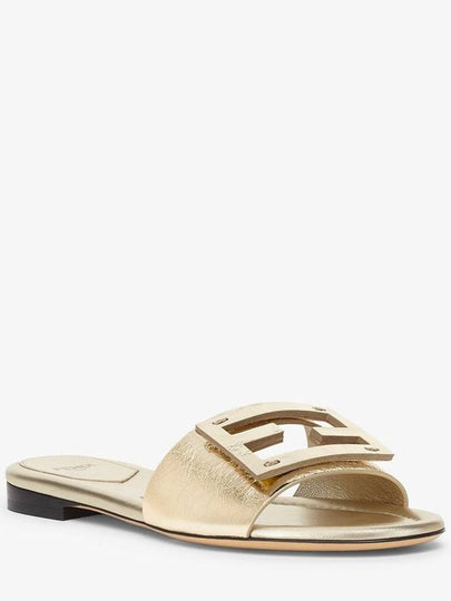 Fendi Sandals Golden - FENDI - BALAAN 2