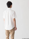 Embroidered Logo Short Sleeve Shirt White - POLO RALPH LAUREN - BALAAN 3