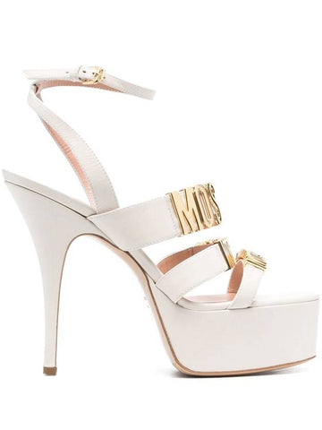 Moschino Sandals Beige - MOSCHINO - BALAAN 1