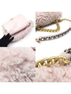 AS1161 Pink Shearling Fleece Metal 19 Nineteen Large Flap Shoulder Bag 30s - CHANEL - BALAAN 6