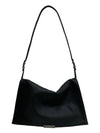 Buckle strap shoulder bag Black plain fabric - NOSCENT - BALAAN 2