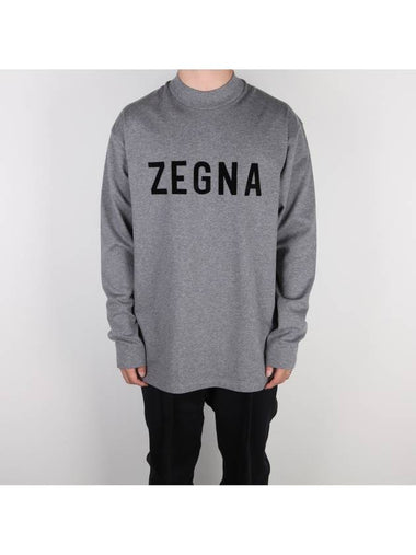 X ZEGHA Mock Neck Long Sleeve Gray FZTS01 K95 - FEAR OF GOD - BALAAN 1