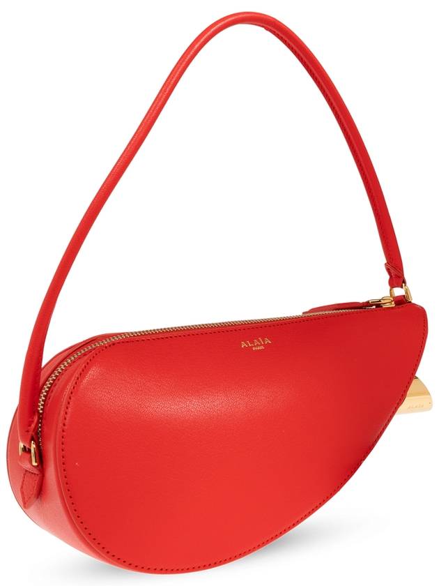 Alaïa Shoulder Bag Le Demi-Coeur, Women's, Red - ALAIA - BALAAN 4