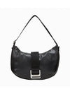 JEANS Women s Black CKJ Off Duty Medium Crescent Shoulder Bag DH3504 001 - CALVIN KLEIN - BALAAN 2