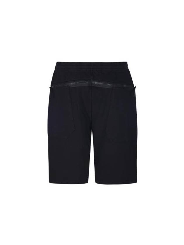 Cotton Fleece Bermuda Shorts Pants Black - CP COMPANY - BALAAN 4