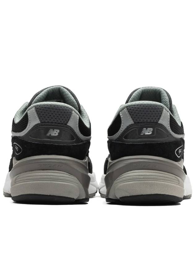 Kids 990v6 Low Top Sneakers Black Silver - NEW BALANCE - BALAAN 5