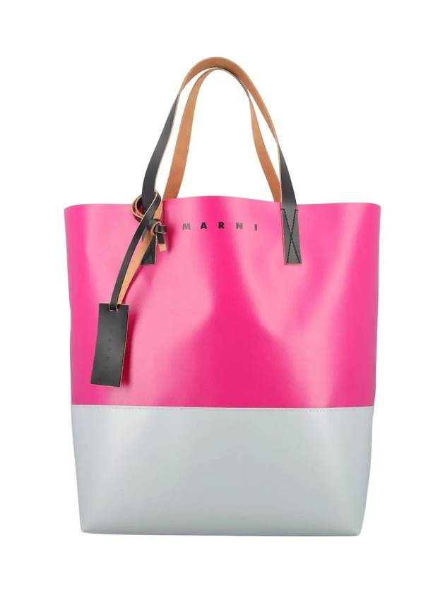 Tribeca Shopping Tote Bag Pink - MARNI - BALAAN 1