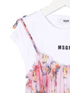 Kids Women s Floral Bustier Dress MS028825 042 - MSGM - BALAAN 4