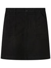 Jupe New Lea Short H-line Skirt Black - A.P.C. - BALAAN 2